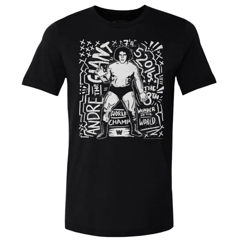 Andre The Giant Graphic WHT made by 500 Level