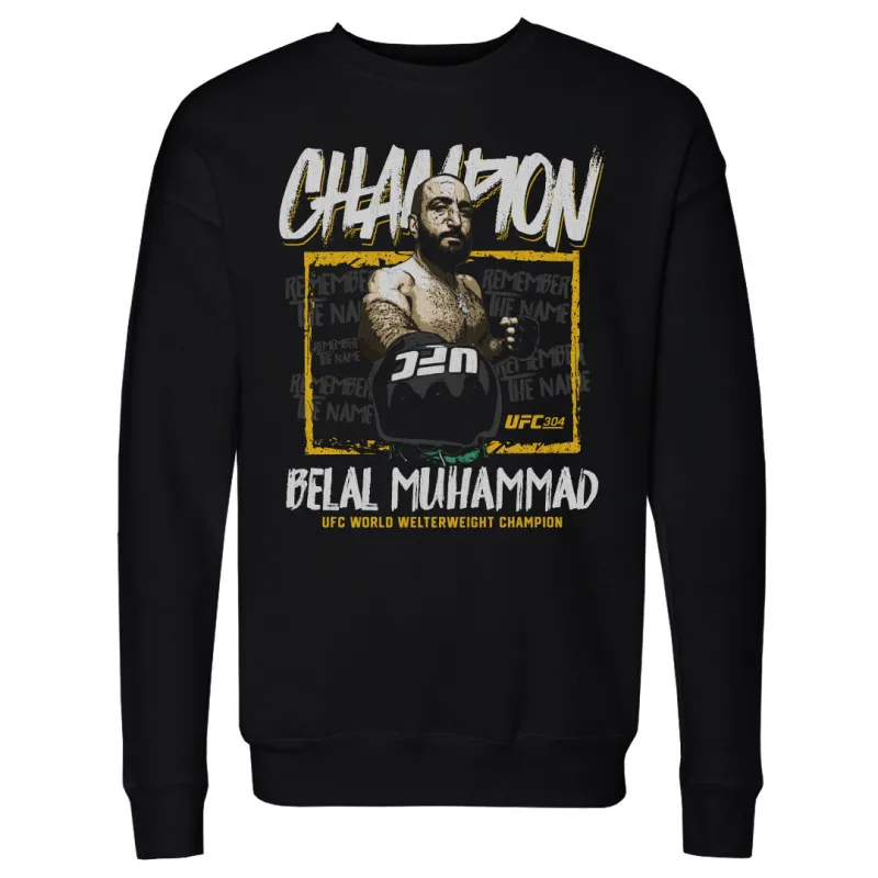 Belal Muhammad UFC 304 Welterweight Champ WHT made by 500 Level