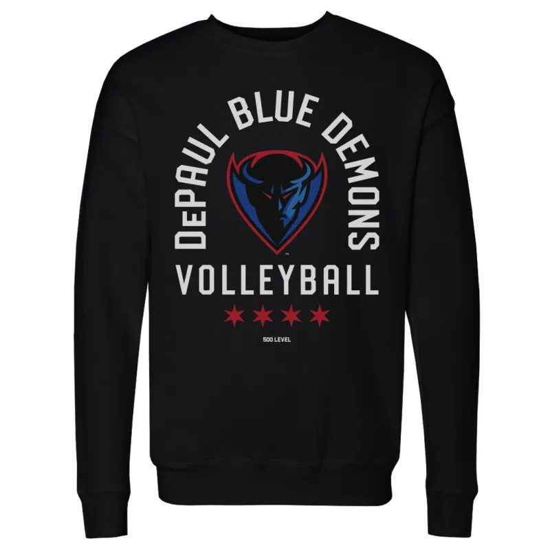 DePaul Blue Demons Volleyball Arc WHT made by 500 Level