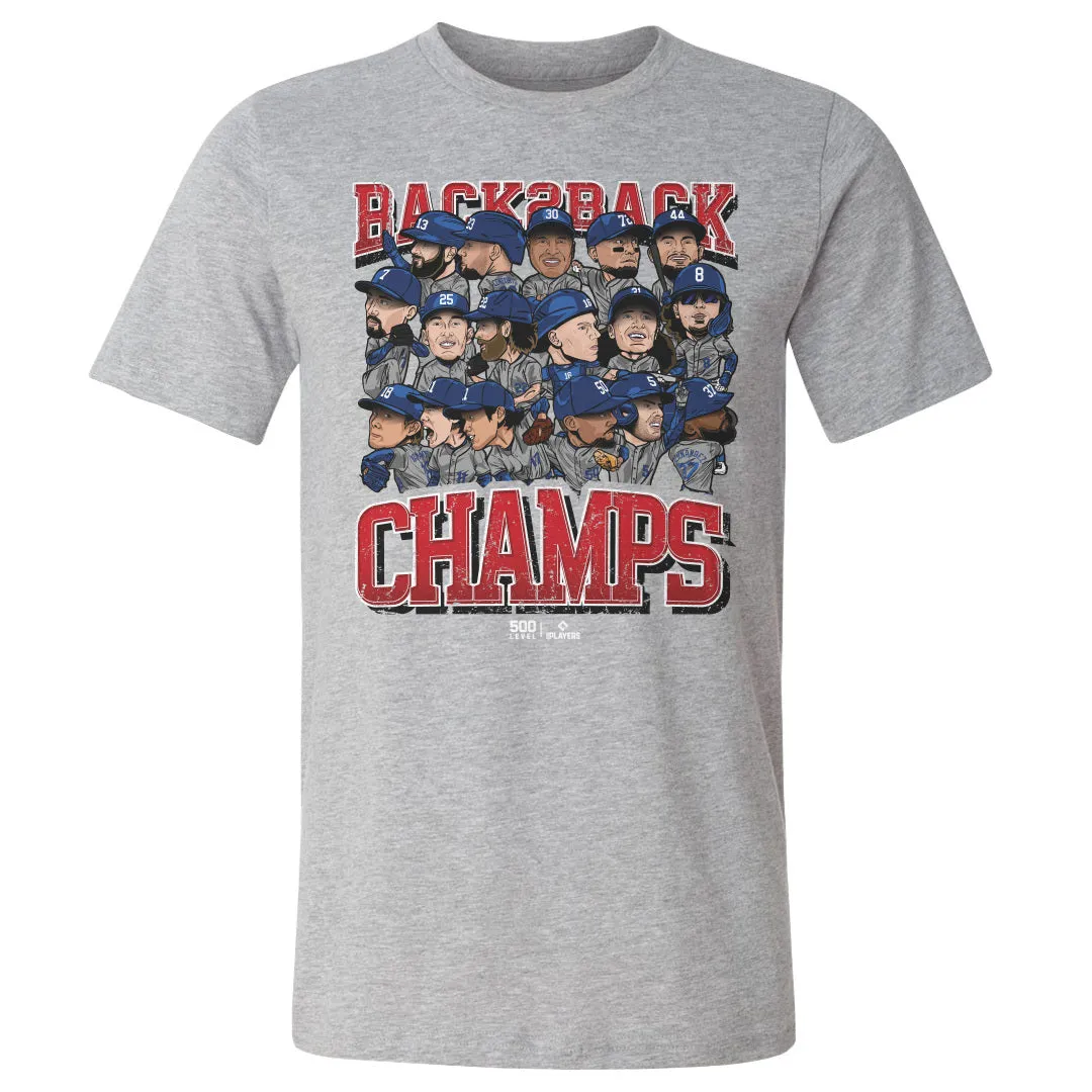 Los Angeles D Baseball Back 2 Back Champs 2025 WHT sold by 500 Level