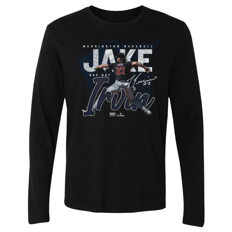 Jake Irvin Washington Player Name WHT made by 500 Level