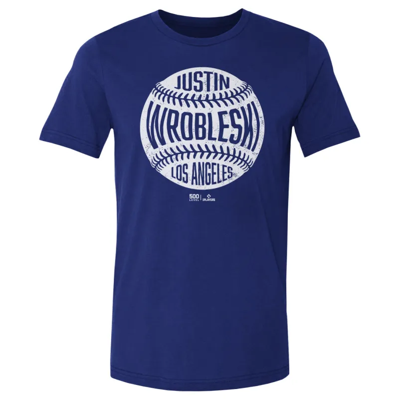 Justin Wrobleski Los Angeles D Vintage Baseball WHT made by 500 Level