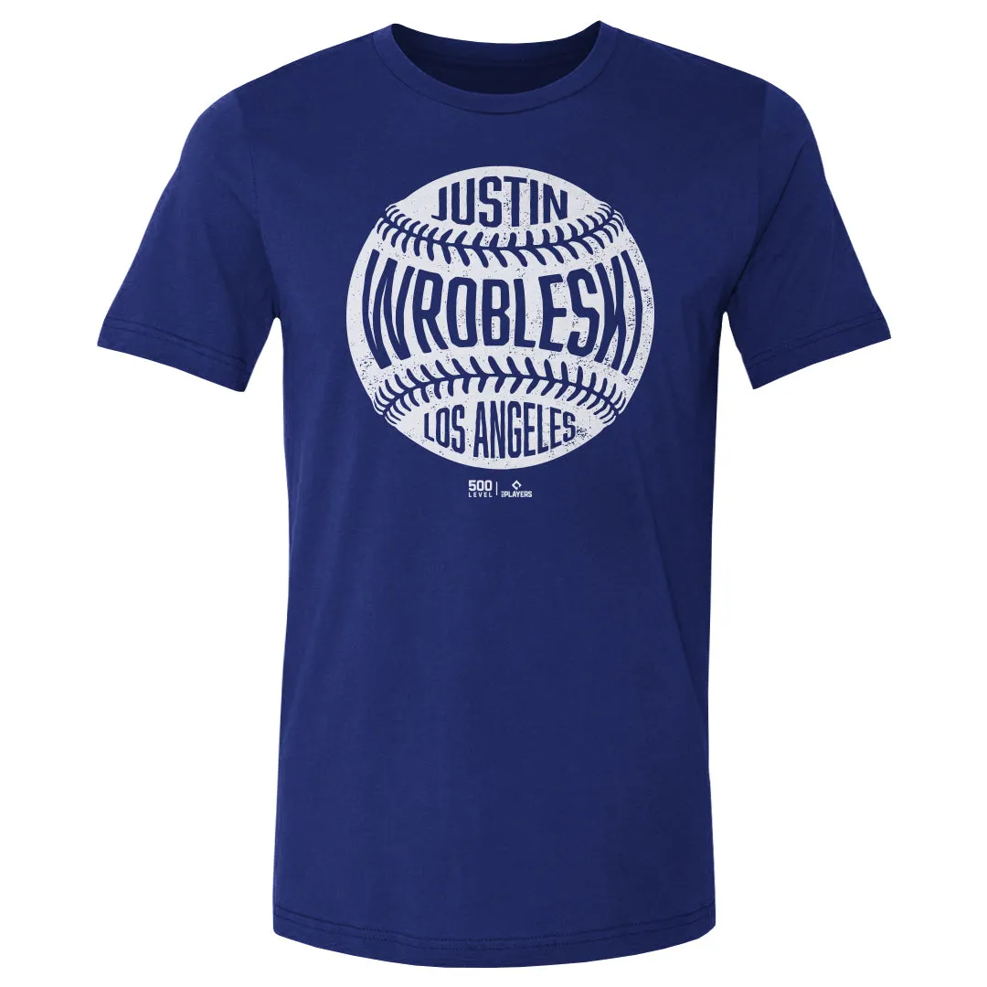 Justin Wrobleski Los Angeles D Vintage Baseball WHT sold by 500 Level