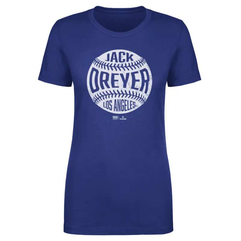 Jack Dreyer Los Angeles D Vintage Baseball WHT made by 500 Level