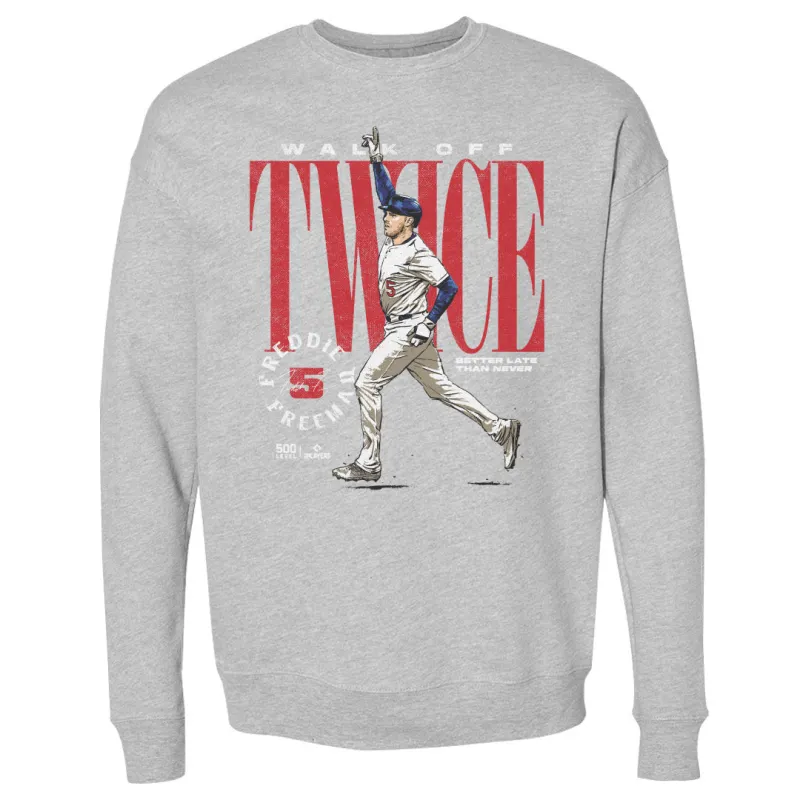 Freddie Freeman Los Angeles D Walk Off Twice WHT made by 500 Level
