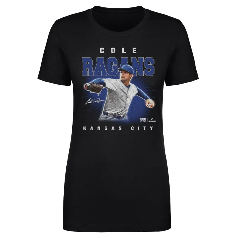 Cole Ragans Kansas City Player Name WHT made by 500 Level