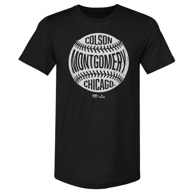 Colson Montgomery Chicago W Vintage Baseball WHT made by 500 Level