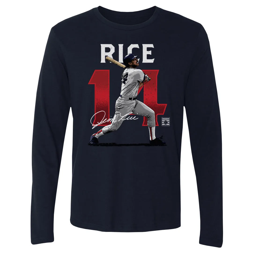 Jim Rice Boston Name Number WHT sold by 500 Level