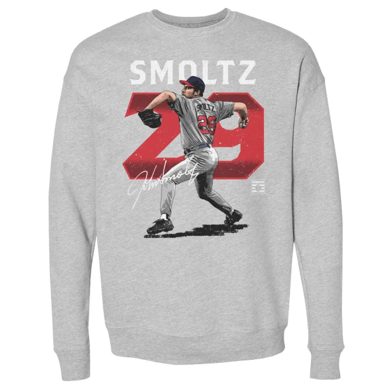 John Smoltz Atlanta Name Number WHT made by 500 Level