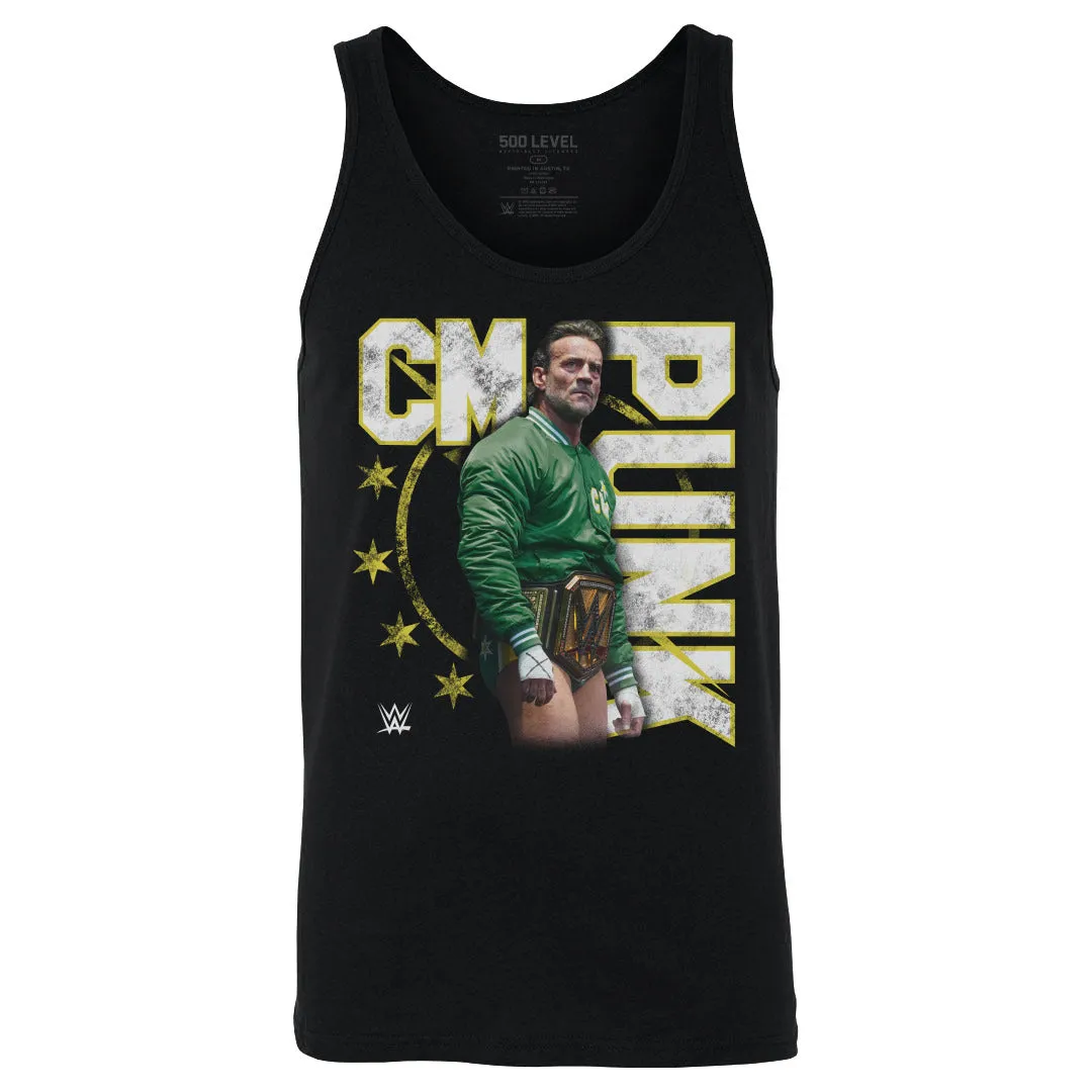 CM Punk WWE Name Stars WHT sold by 500 Level