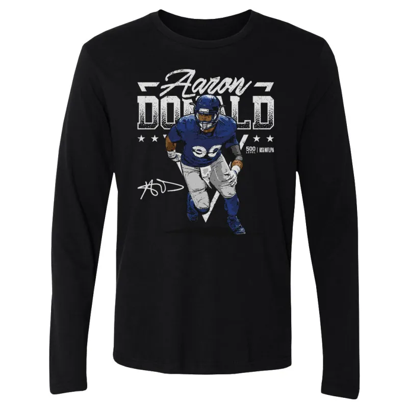 Aaron Donald Los Angeles R Triangle Name WHT made by 500 Level