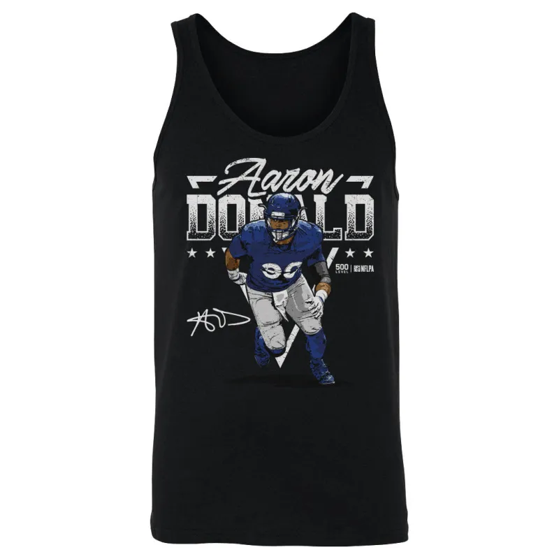 Aaron Donald Los Angeles R Triangle Name WHT made by 500 Level