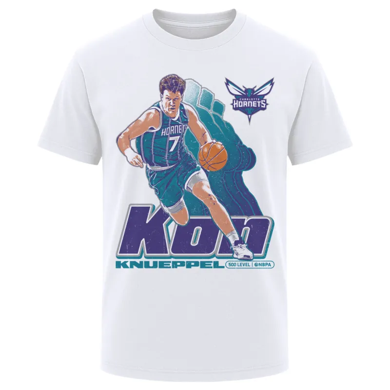 Kon Knueppel Charlotte Hornets Retro made by 500 Level