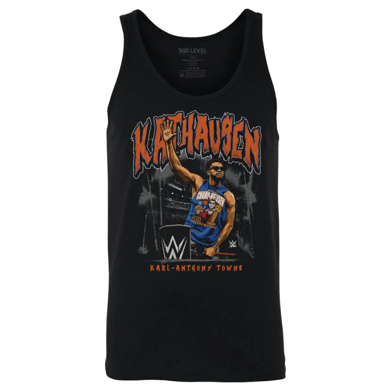 Karl-Anthony Towns WWE KATHausen WHT made by 500 Level