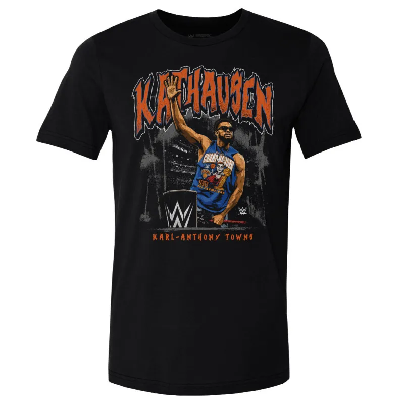 Karl-Anthony Towns WWE KATHausen WHT made by 500 Level