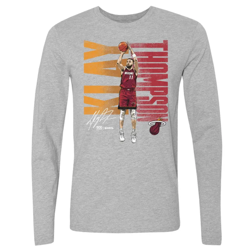 Klay Thompson Miami Heat Bold WHT made by 500 Level