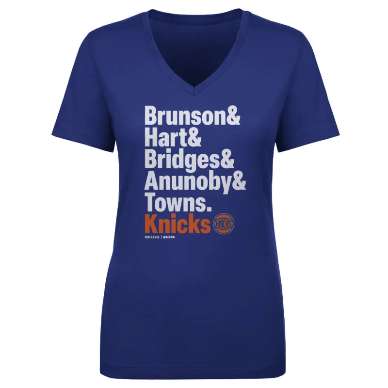 New York Knicks 2026 Lineup WHT made by 500 Level