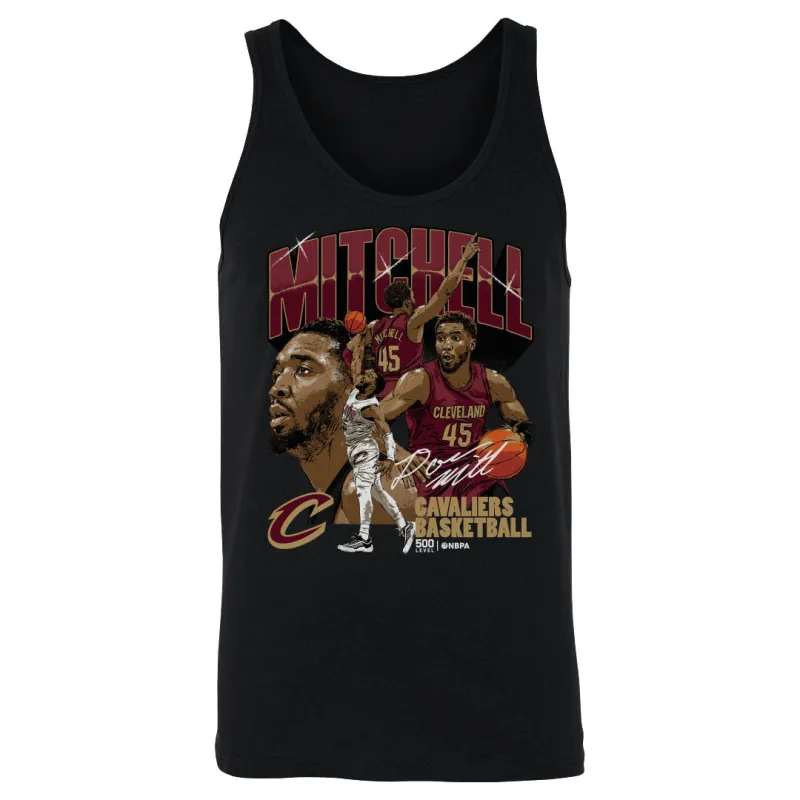 Donovan Mitchell Cleveland Cavaliers Collage WHT made by 500 Level