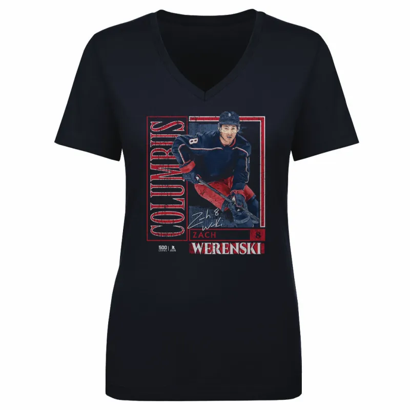 Zach Werenski Columbus Card Style WHT made by 500 Level