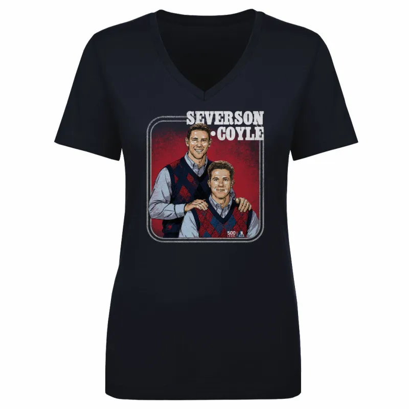 Charlie Coyle & Damon Severson Columbus Step Brothers WHT made by 500 Level