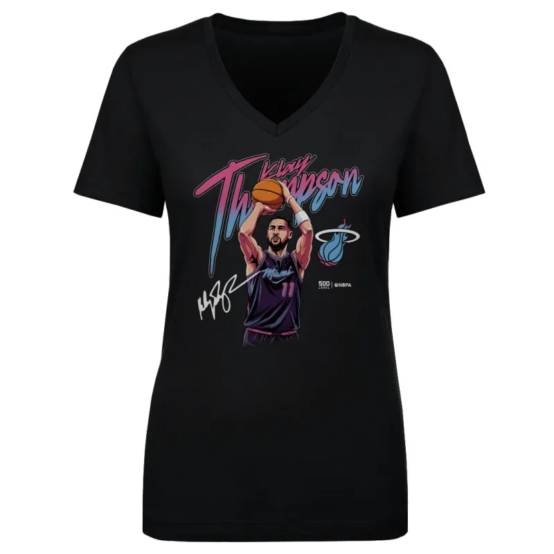 Klay Thompson Miami Heat Player Name WHT made by 500 Level
