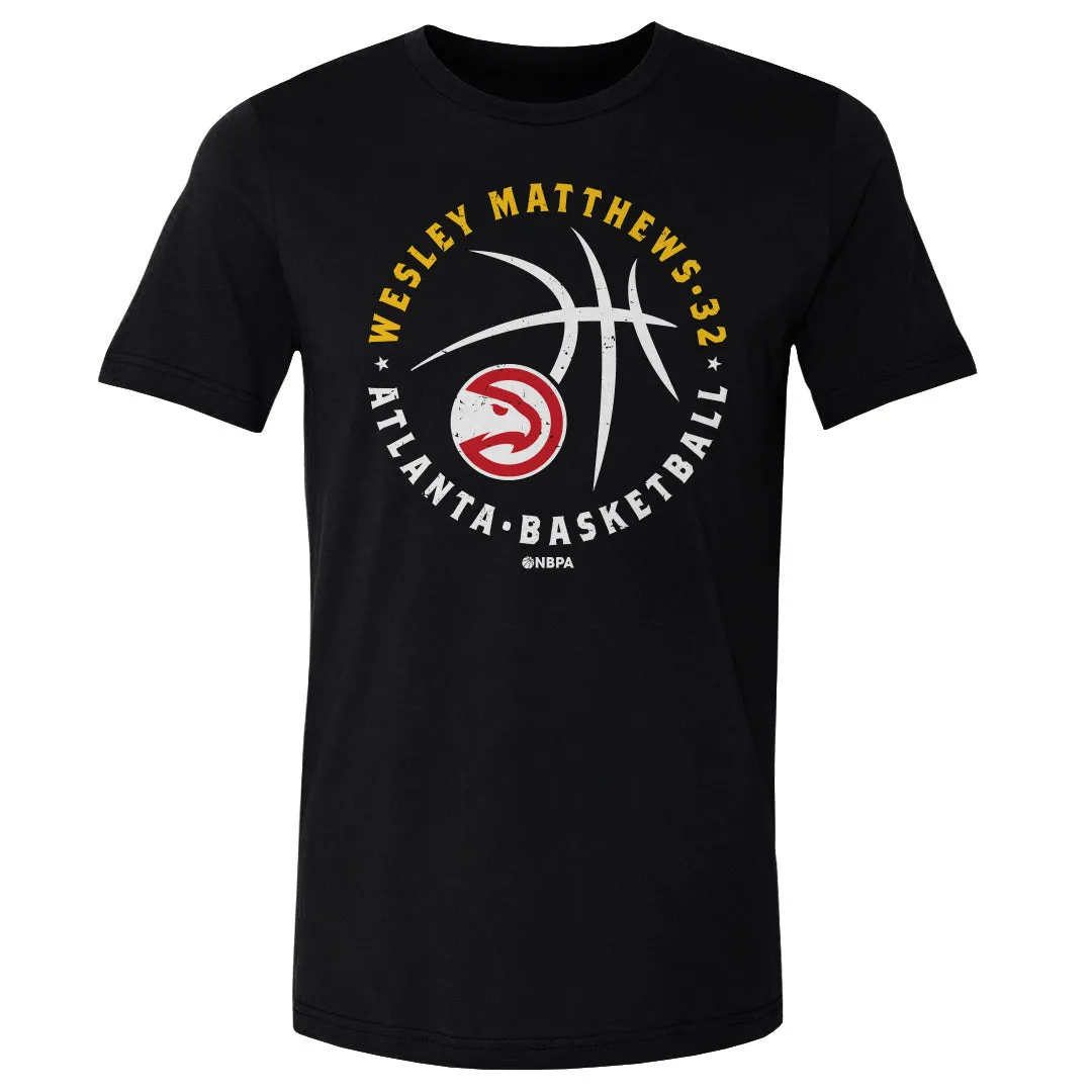 Wesley Matthews Atlanta Hawks Player Ball WHT sold by 500 Level