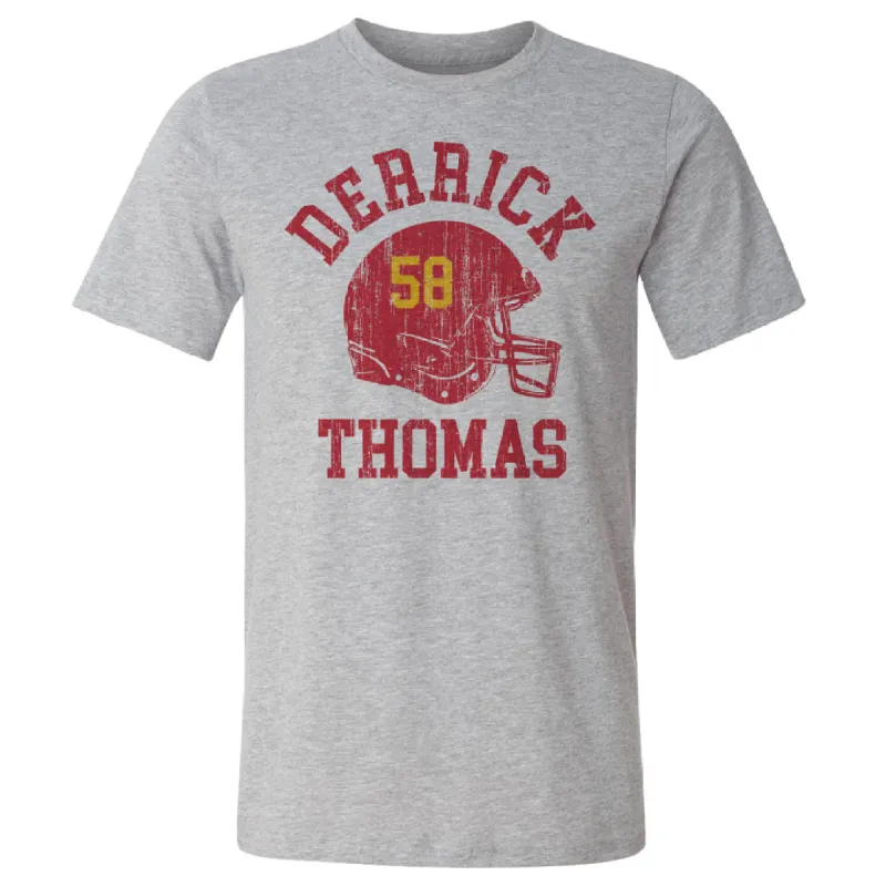 Derrick Thomas Kansas City Helmet Font sold by 500 Level