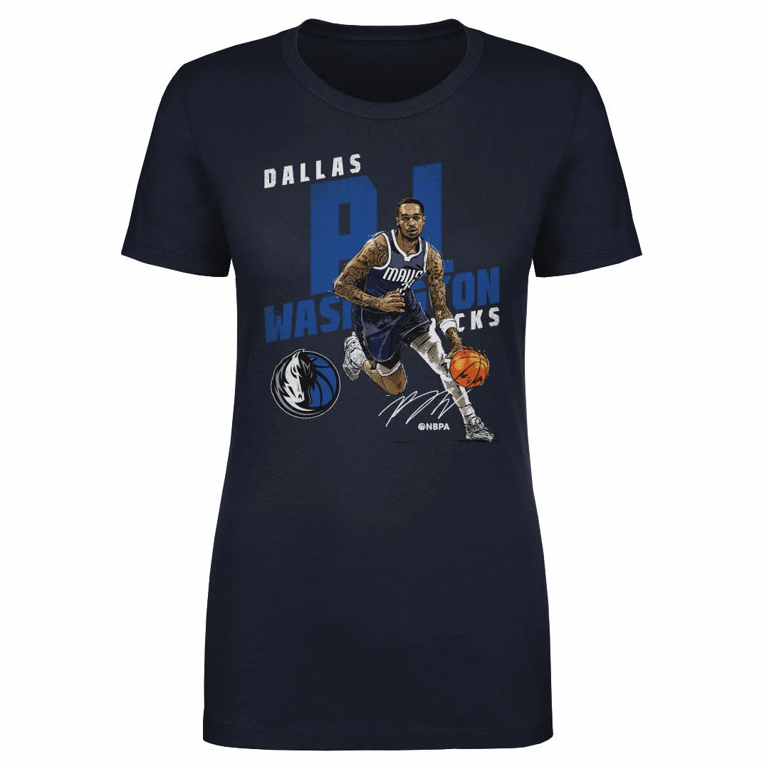 P.J. Washington Dallas Mavericks Slant WHT sold by 500 Level product image thumbnail 3