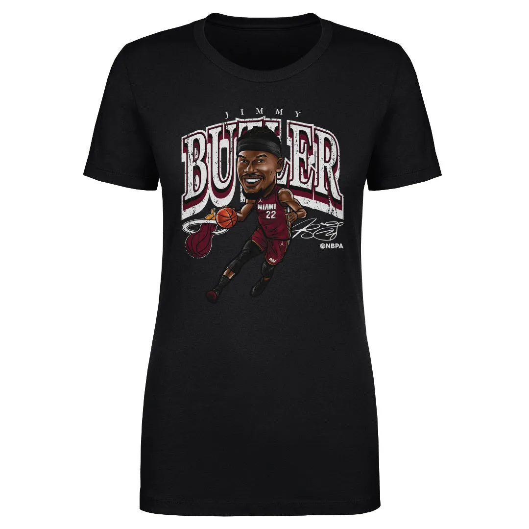 Jimmy Butler Miami Heat Cartoon WHT sold by 500 Level product image thumbnail 3