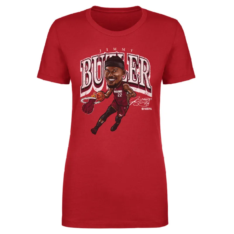 Jimmy Butler Miami Heat Cartoon WHT sold by 500 Level