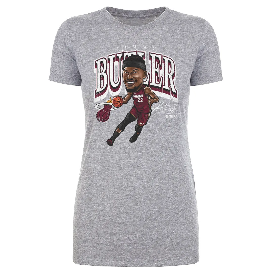 Jimmy Butler Miami Heat Cartoon WHT sold by 500 Level product image thumbnail 2