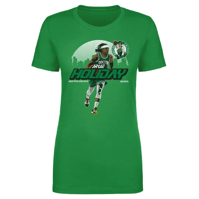 Jrue Holiday Boston Celtics Skyline WHT sold by 500 Level