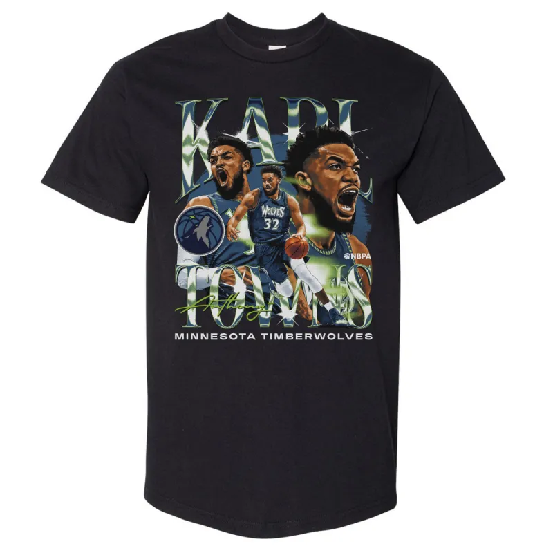 Karl-Anthony Towns Minnesota Timberwolves Vintage WHT sold by 500 Level
