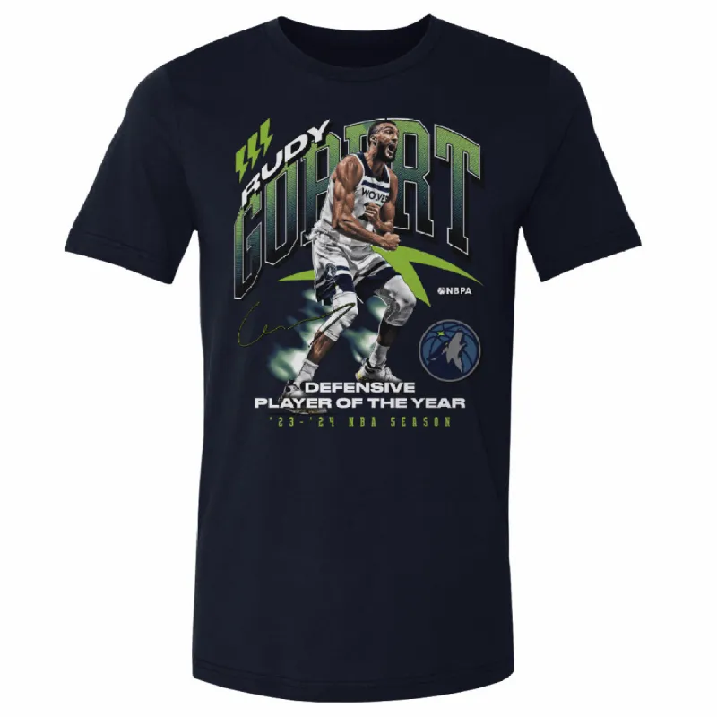 Rudy Gobert Minnesota Timberwolves 2024 NBA DPOY Award WHT sold by 500 Level