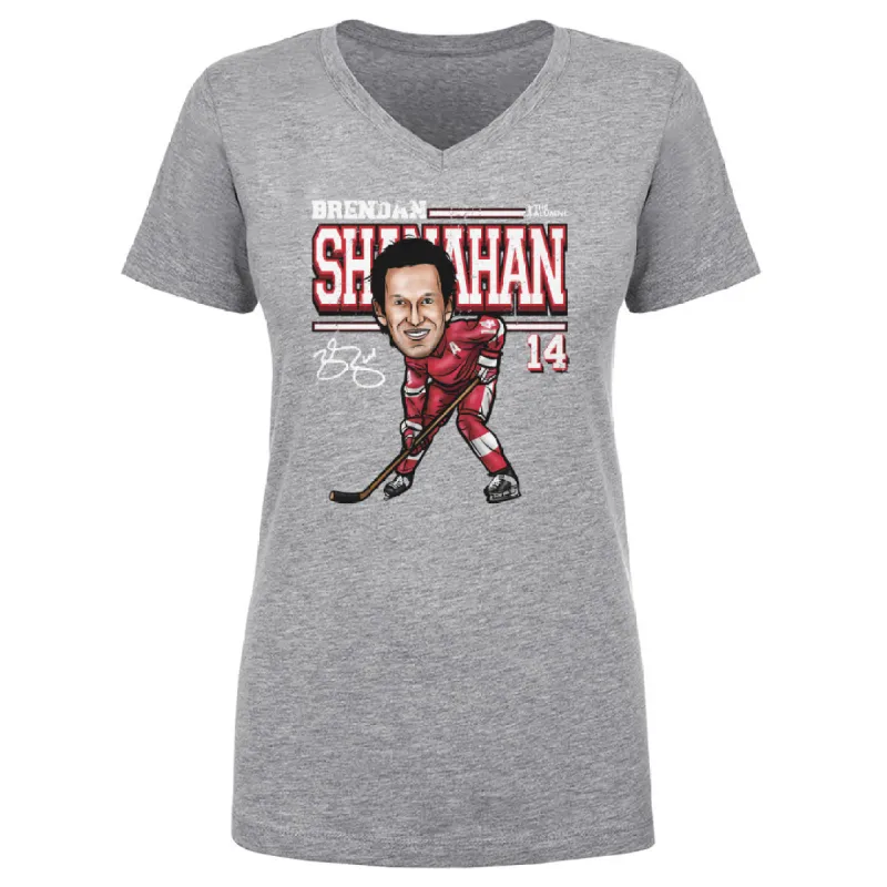Brendan Shanahan Detroit Cartoon WHT sold by 500 Level