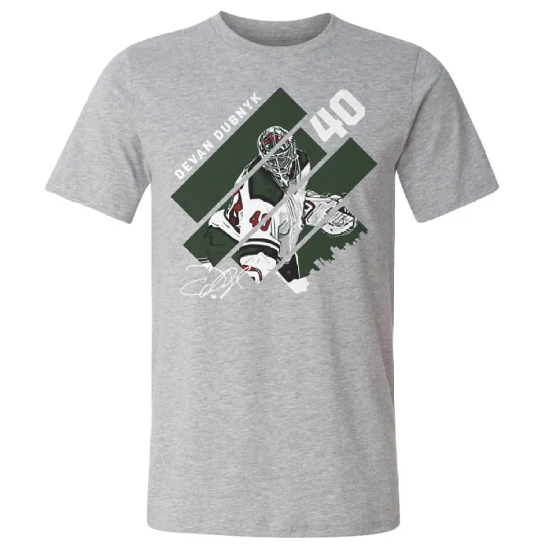 Devan Dubnyk Minnesota Stripes WHT sold by 500 Level