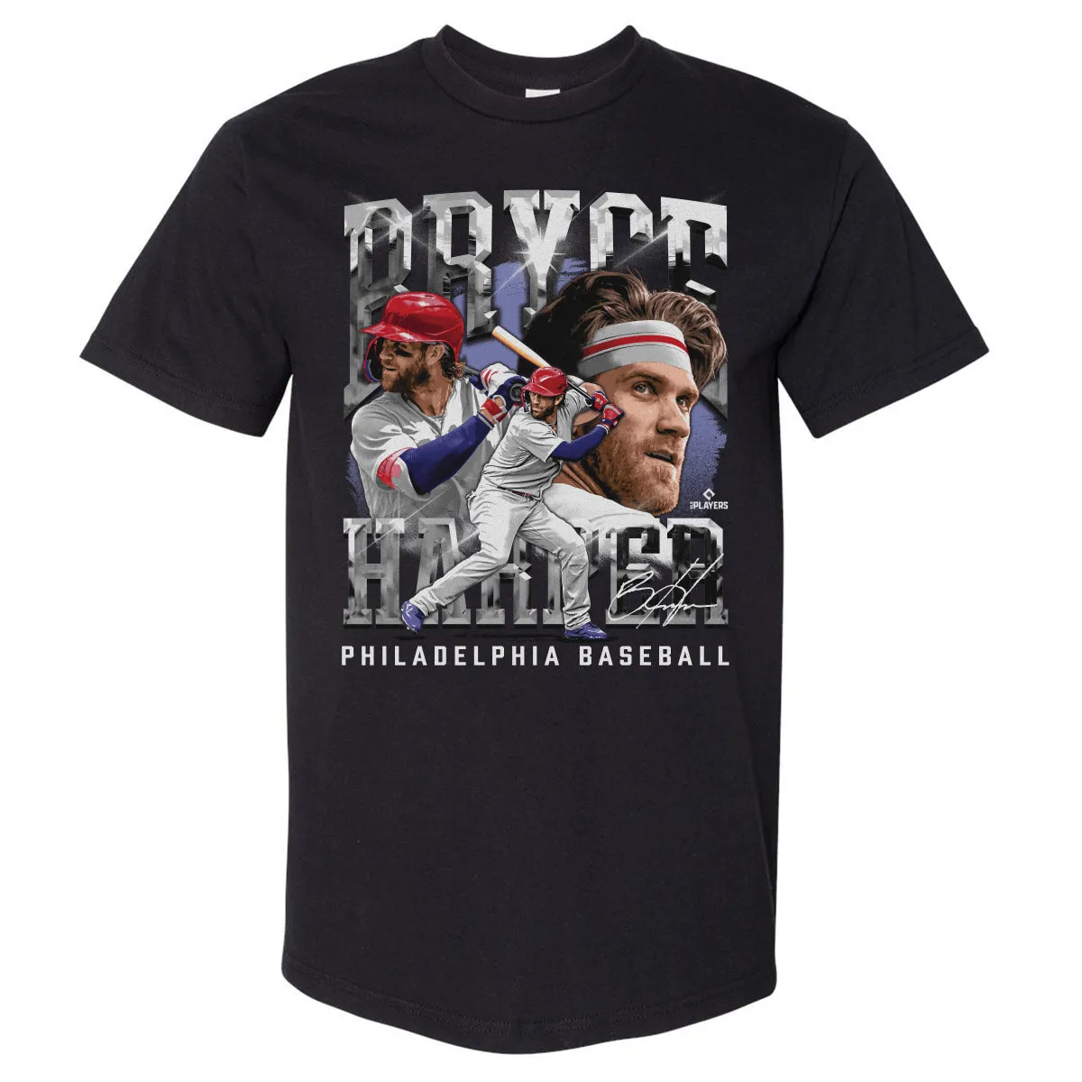 Bryce Harper Philadelphia Vintage WHT sold by 500 Level