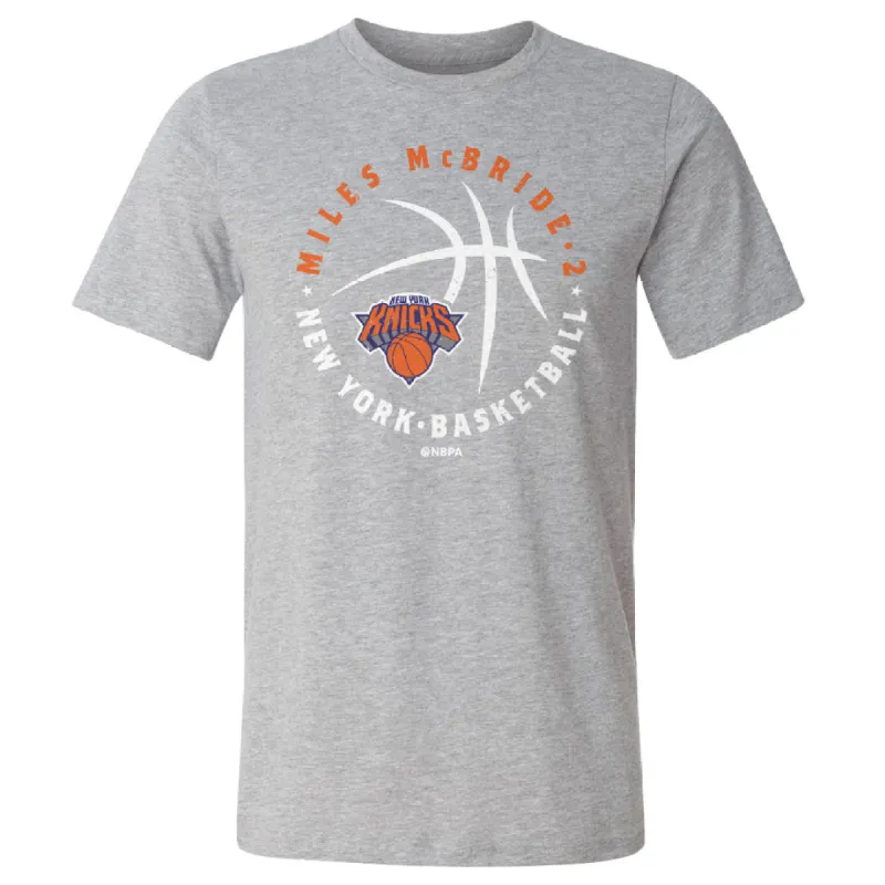 Miles McBride New York Knicks Player Ball WHT sold by 500 Level