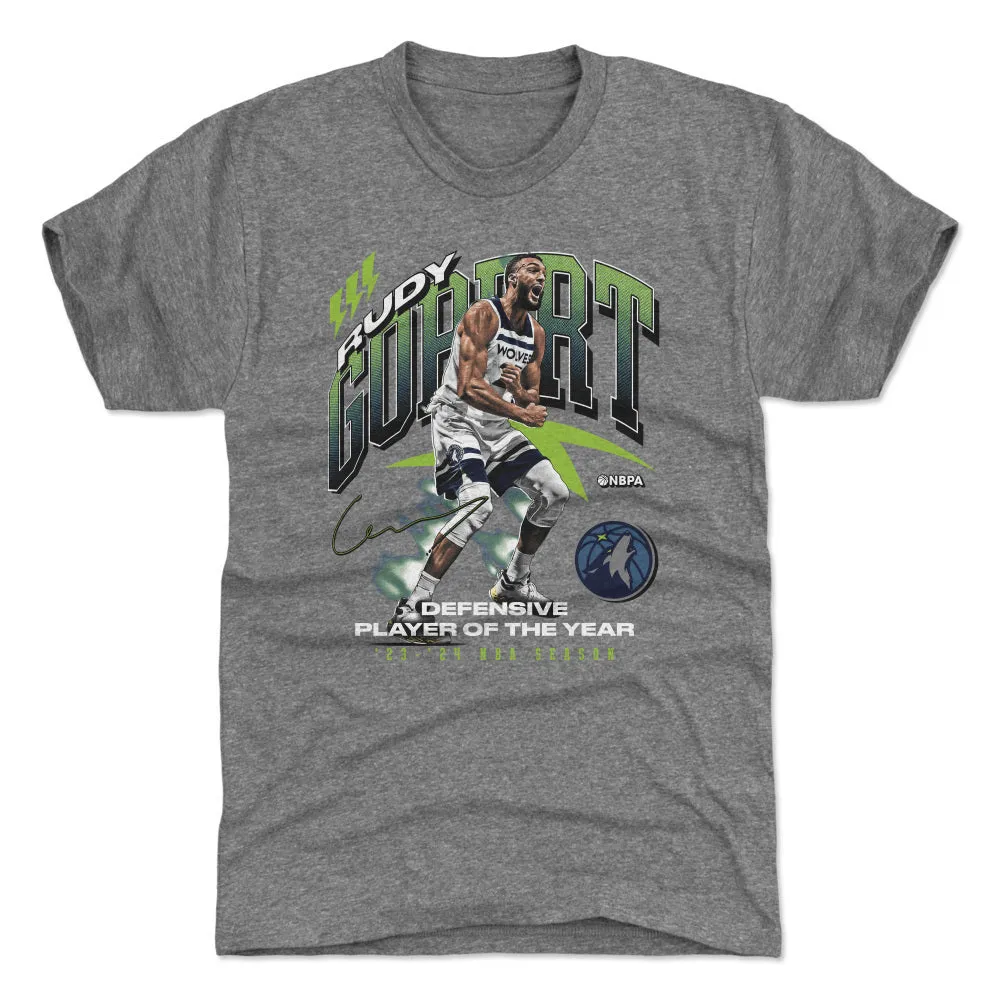 Rudy Gobert Minnesota Timberwolves 2024 NBA DPOY Award WHT sold by 500 Level product image thumbnail 2