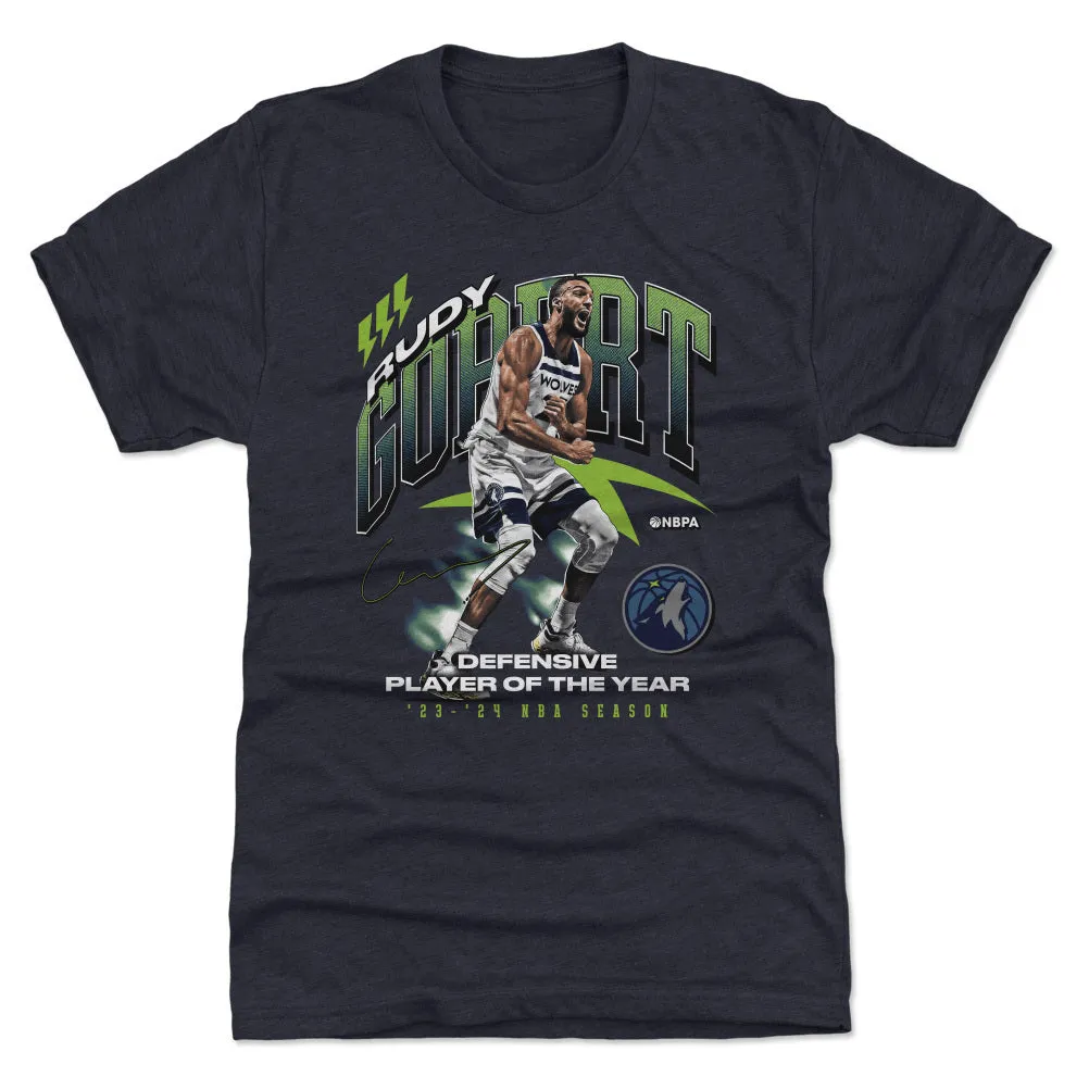 Rudy Gobert Minnesota Timberwolves 2024 NBA DPOY Award WHT sold by 500 Level