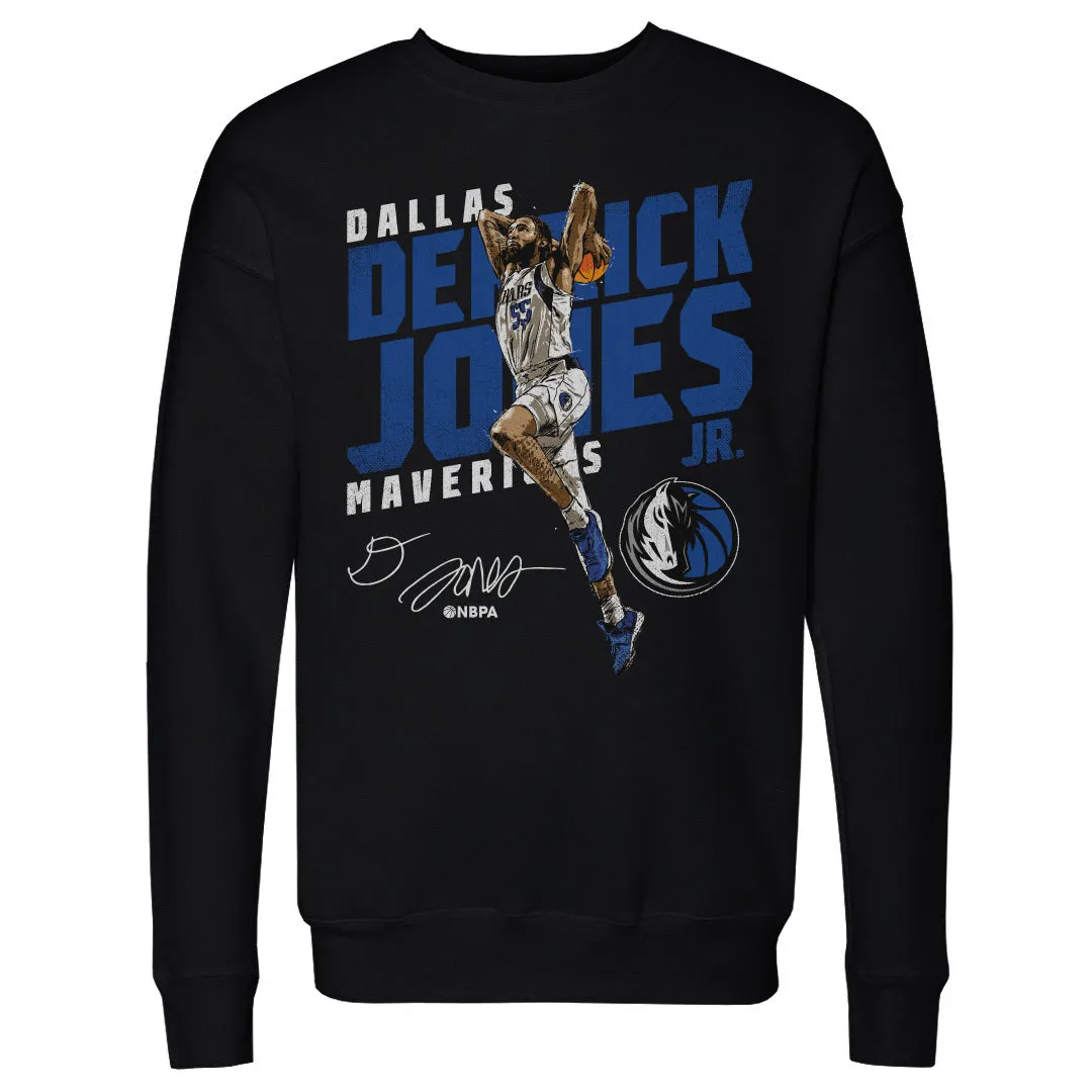 Derrick Jones Jr. Dallas Mavericks Slant WHT sold by 500 Level