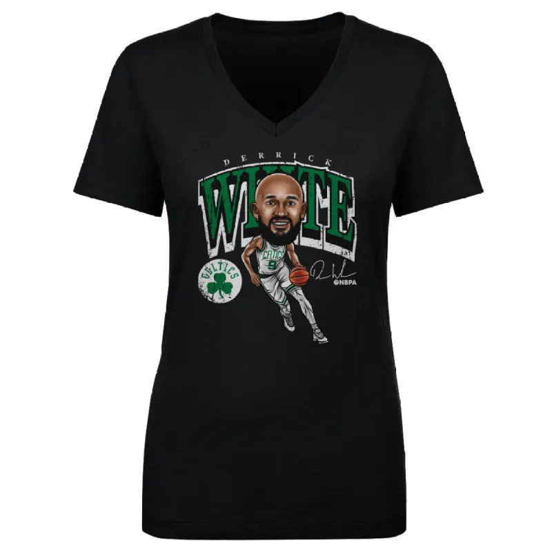 Derrick White Boston Celtics Cartoon WHT sold by 500 Level