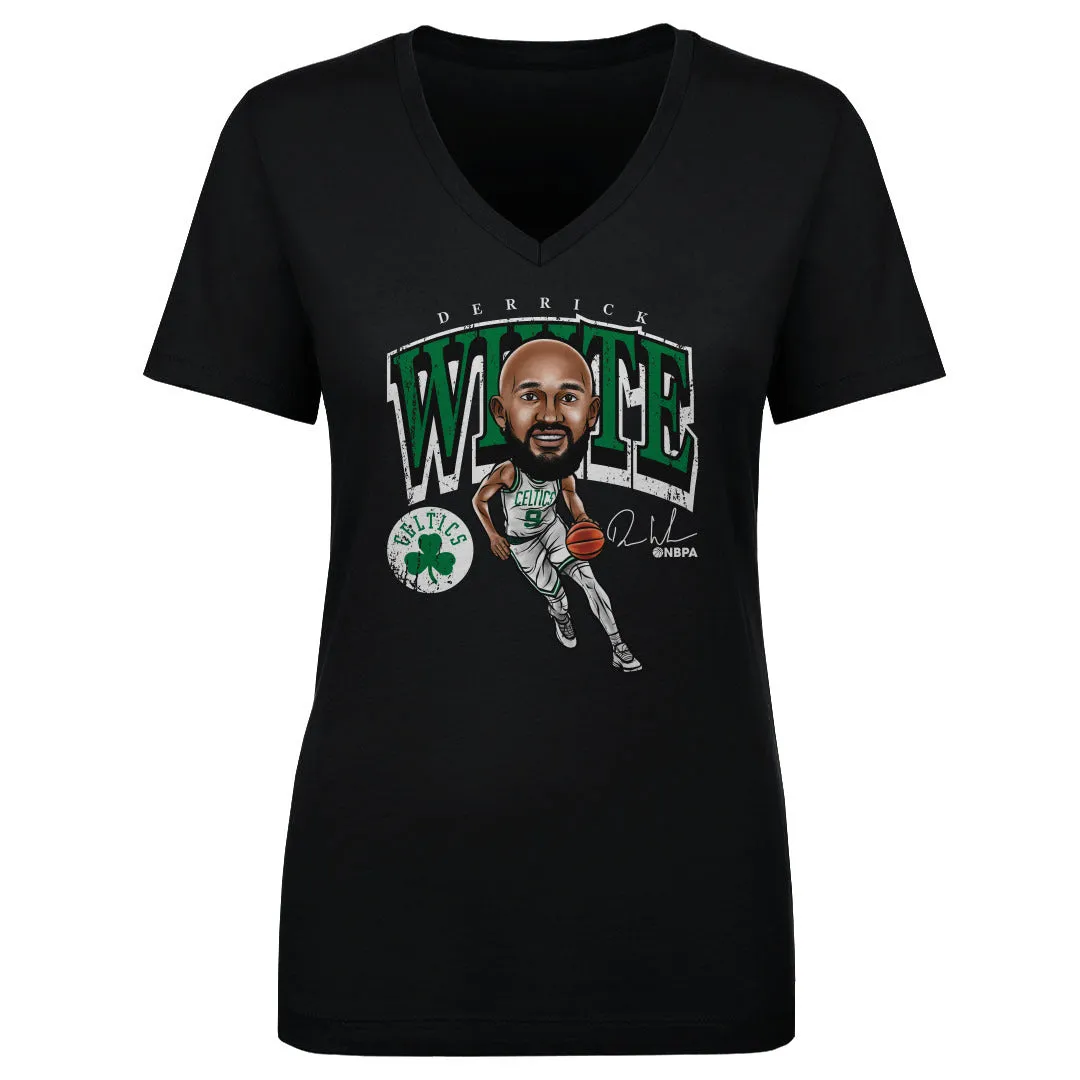 Derrick White Boston Celtics Cartoon WHT sold by 500 Level