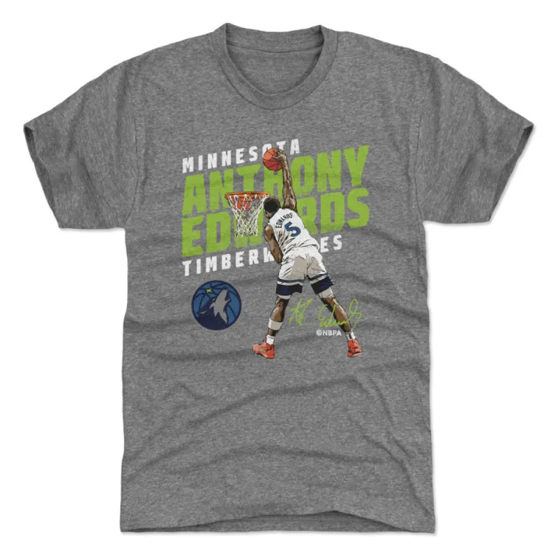 Anthony Edwards Minnesota Timberwolves Slant WHT sold by 500 Level