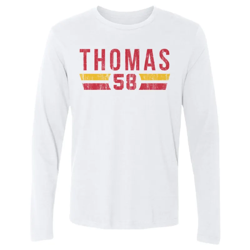 Derrick Thomas Kansas City Font sold by 500 Level