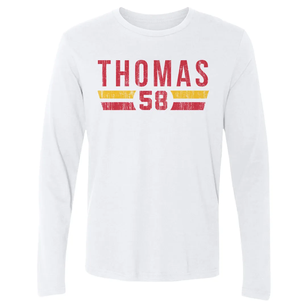 Derrick Thomas Kansas City Font sold by 500 Level