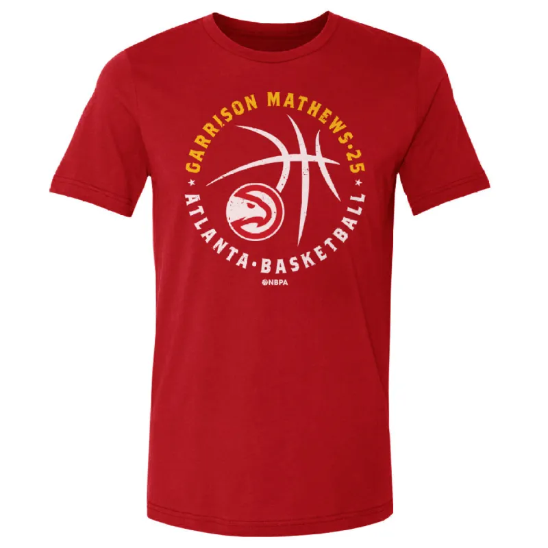 Garrison Mathews Atlanta Hawks Player Ball WHT sold by 500 Level