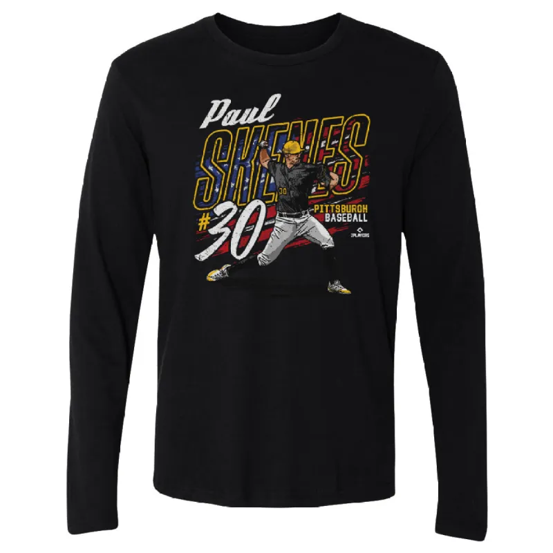 Paul Skenes Pittsburgh American Flag WHT sold by 500 Level