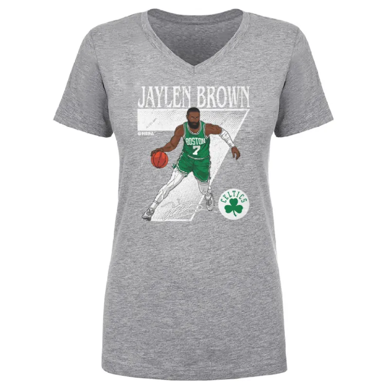 Jaylen Brown Boston Celtics Number WHT sold by 500 Level