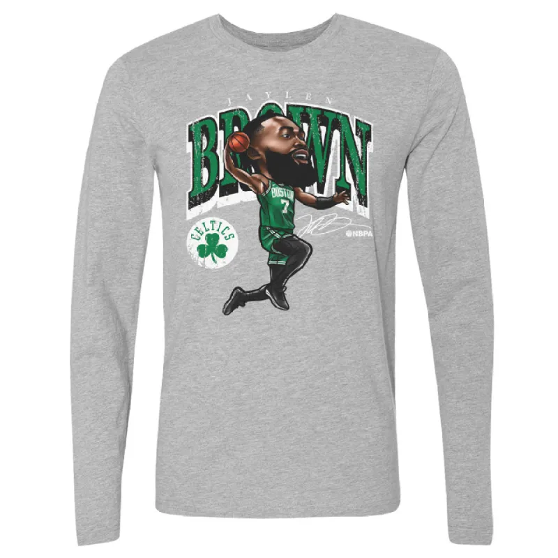 Jaylen Brown Boston Celtics Cartoon WHT sold by 500 Level